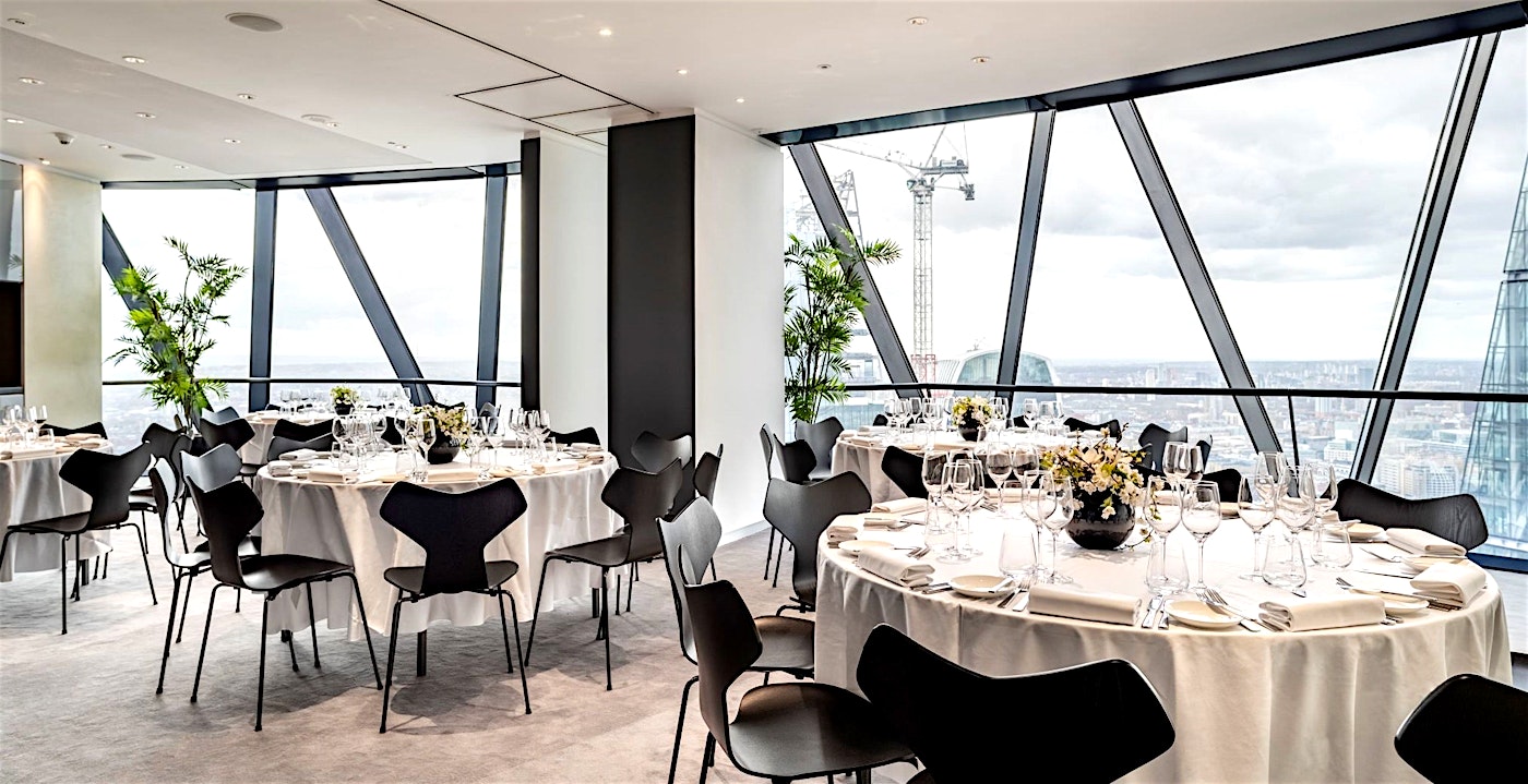 private dining room at searcys at the gherkin city of london private dining