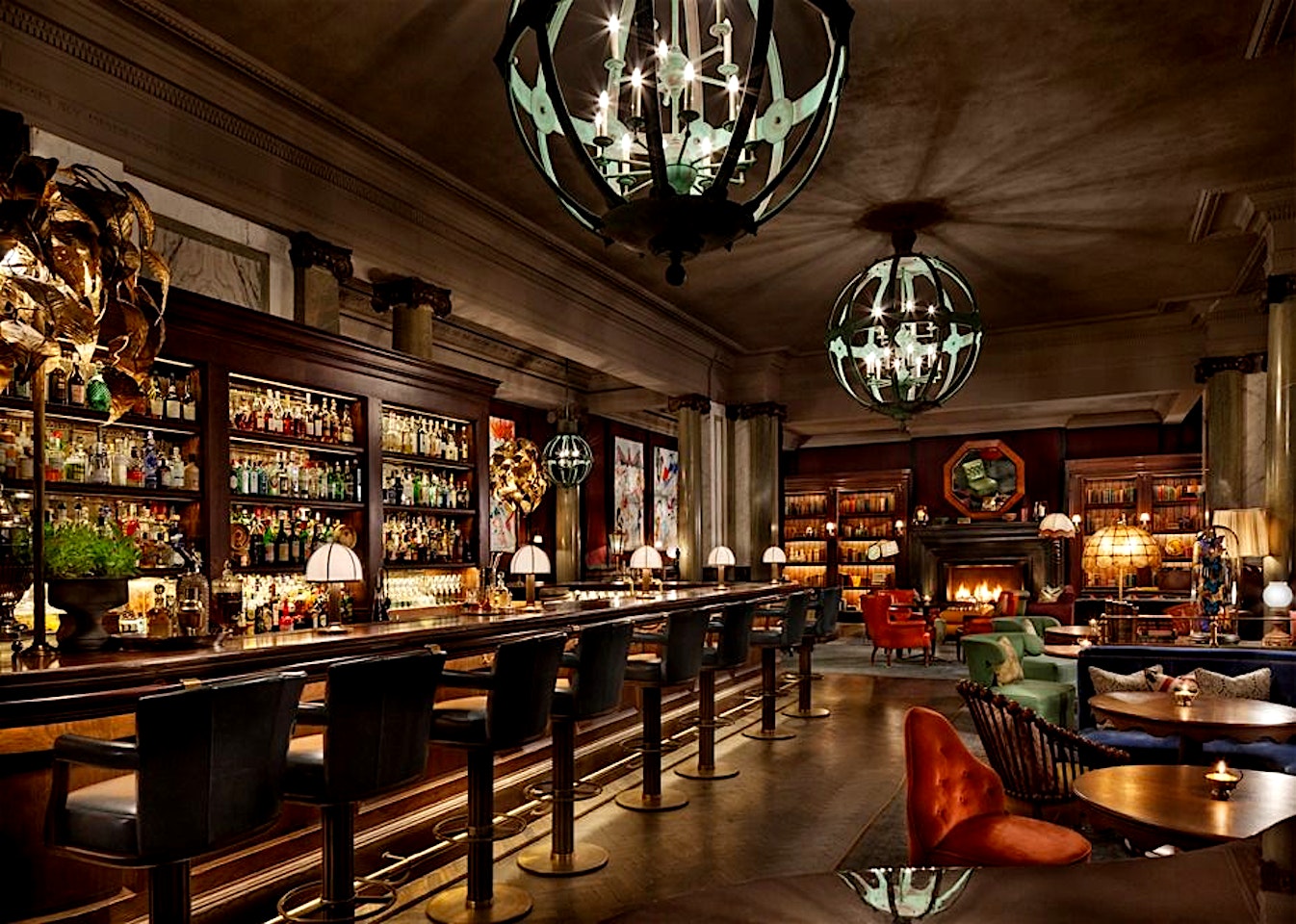 interior scarfes bar holborn cocktail bar london