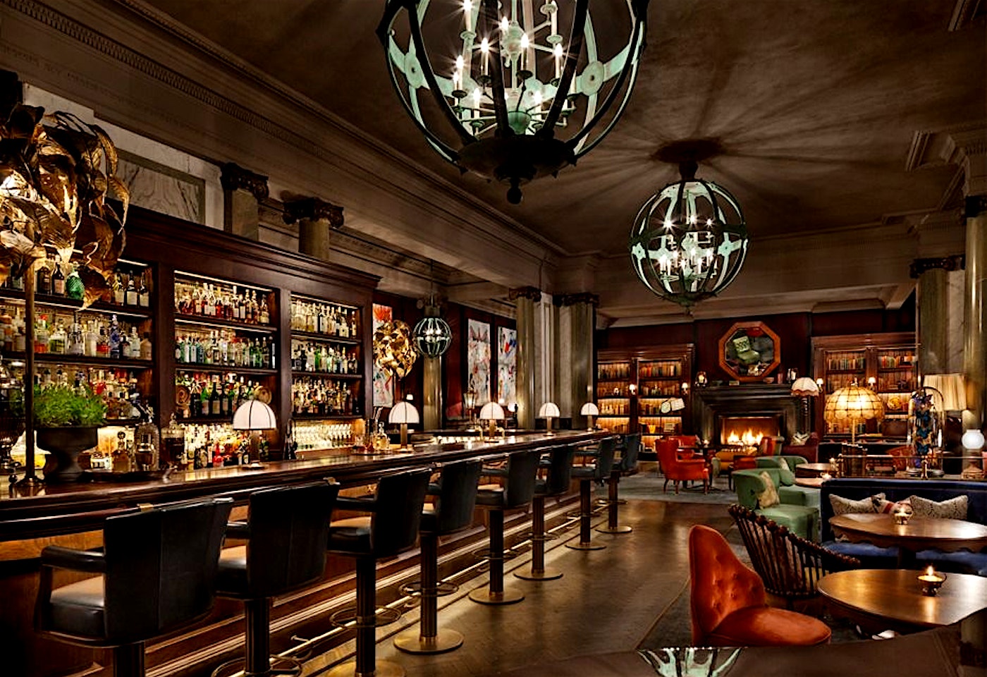 interior scarfes bar holborn cocktail bar london