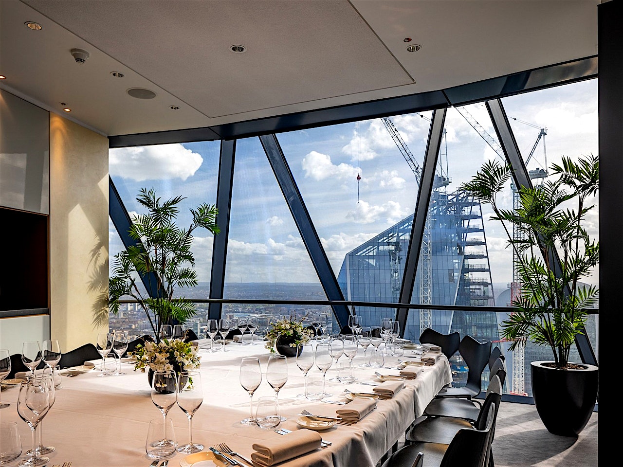 searcys at the gherkin best private dining rooms london 