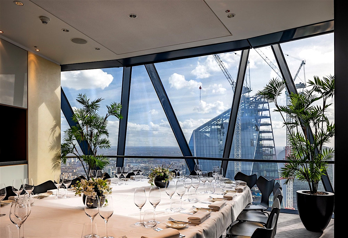 searcys at the gherkin best private dining rooms london 