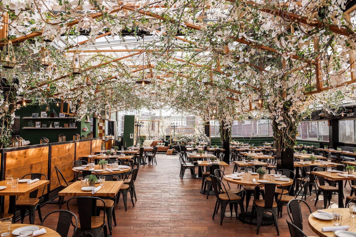 Countryside Italian fare on a greenhouse rooftop: Serra by Birreria1