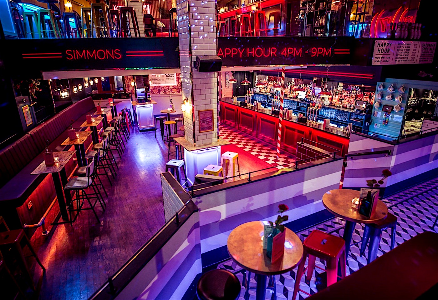 mezzanine simmons bank city of london party venue