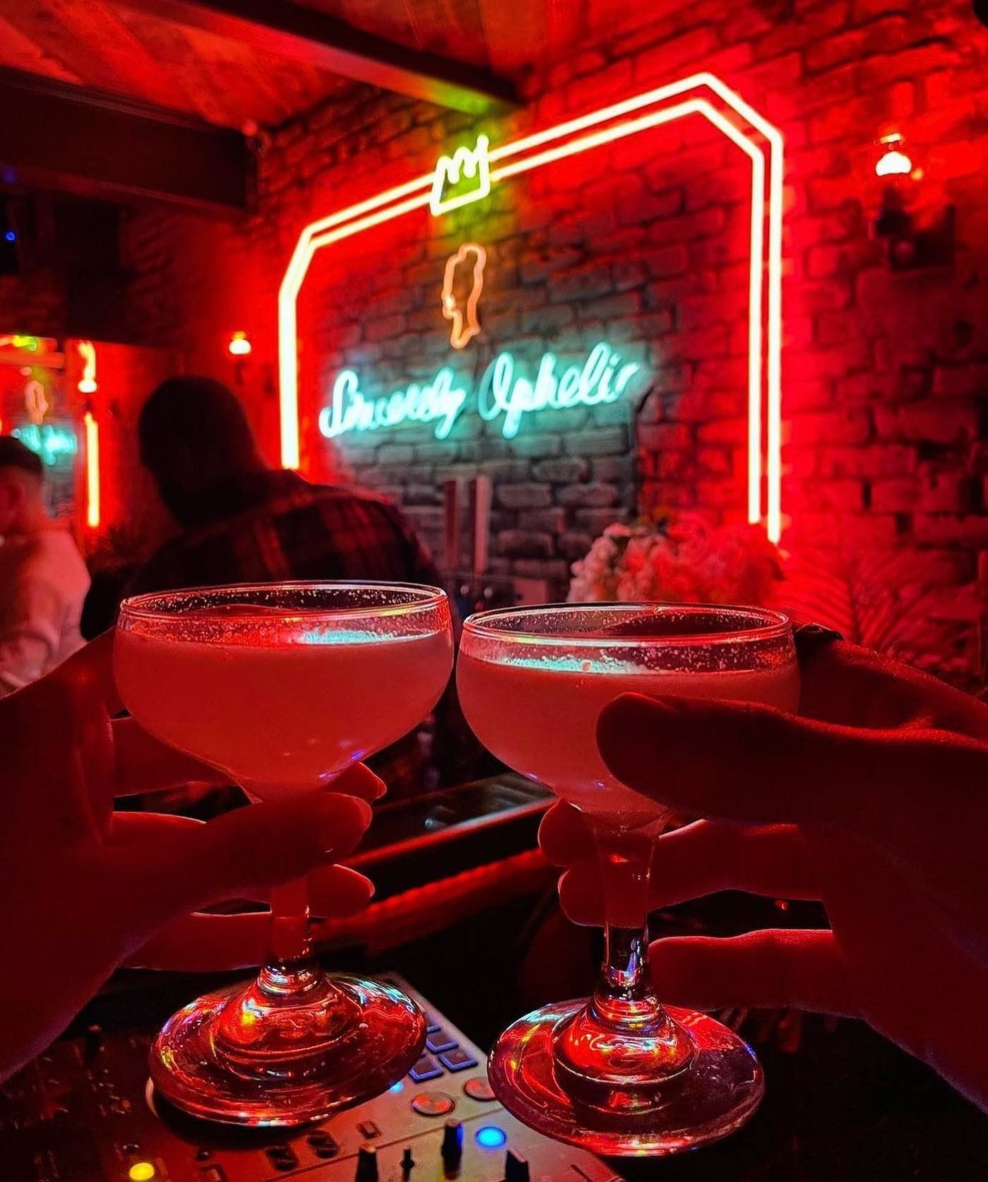 cocktails at sincerely ophelia east village party venue new york