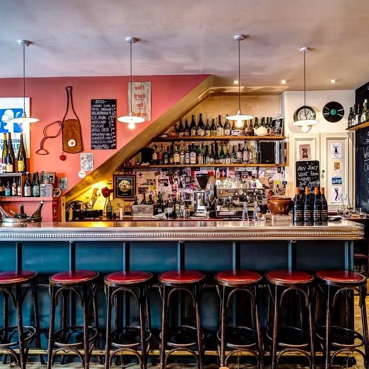 interior of soif wine bar and shop clapham bar london