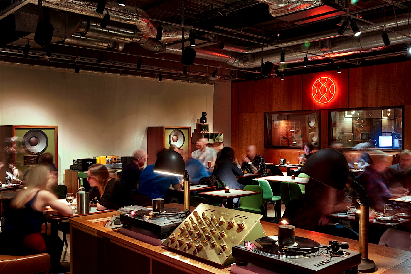 interior with people at kings cross cafe and bar spiritland
