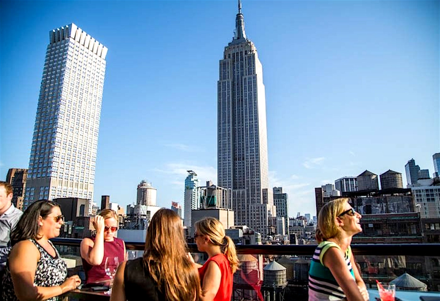 An outdoor bar with vintage elegance: Spyglass Rooftop Bar image 3
