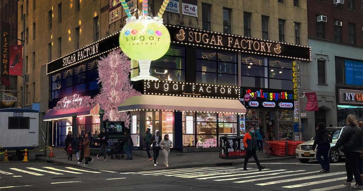 sugar factory times square sweet sixteen party venue nyc