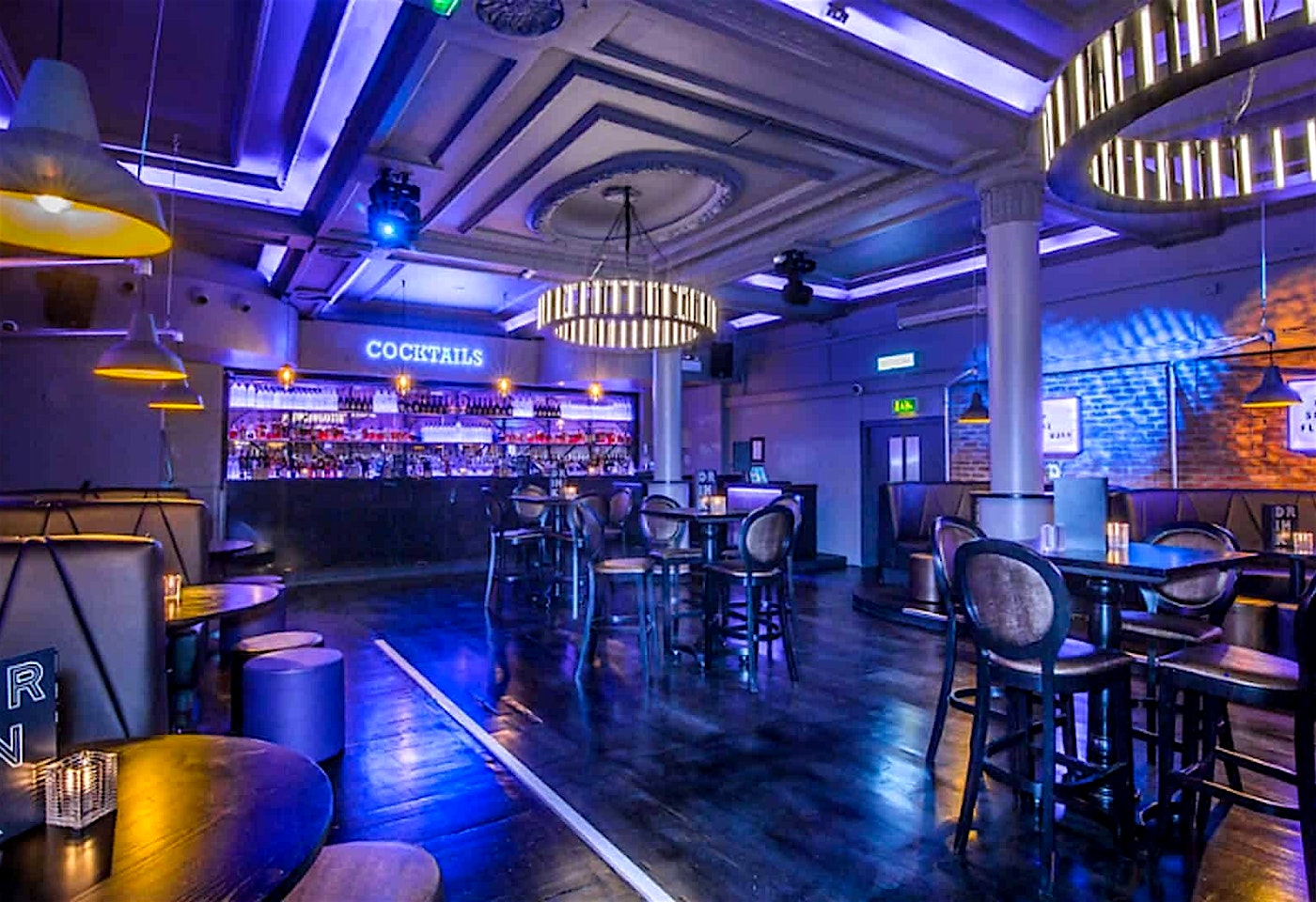 interior of sway bar holborn cocktail bar london