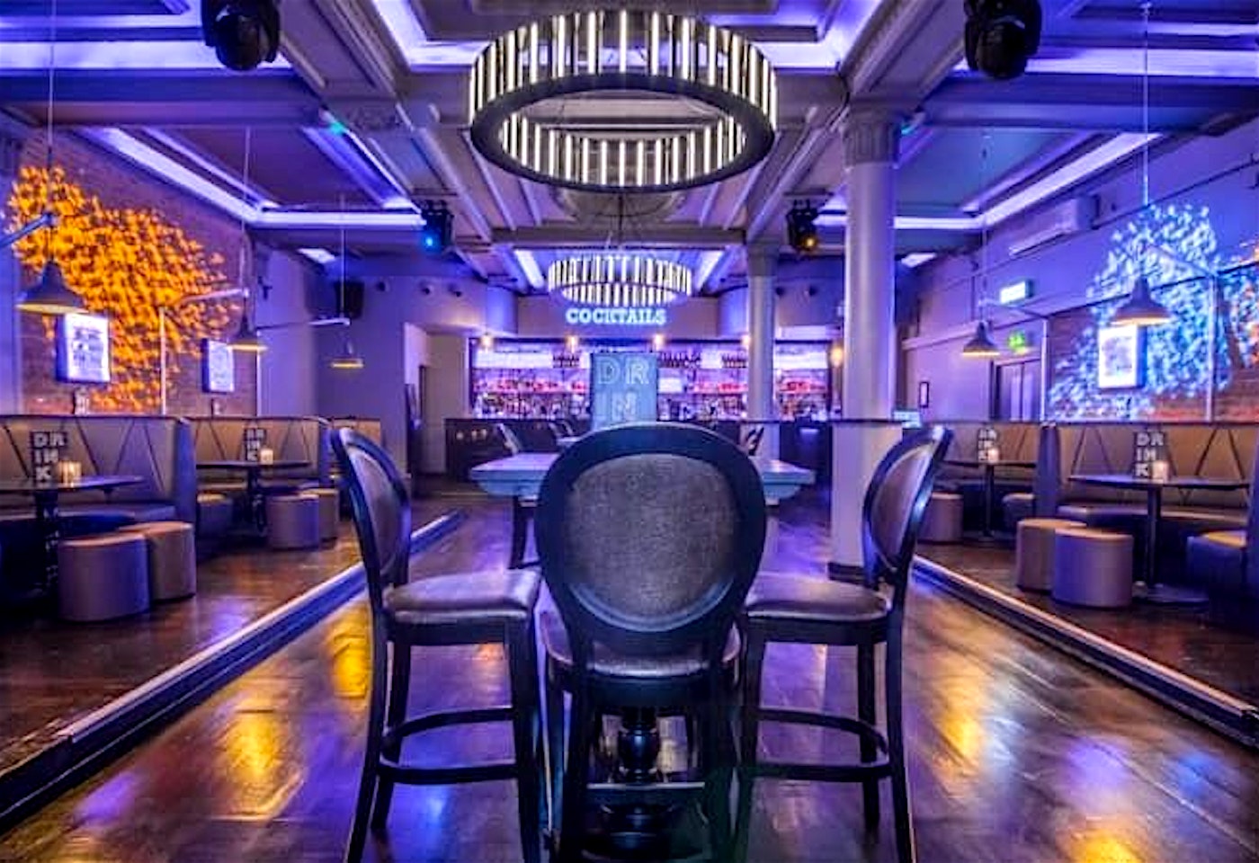 interior of sway bar holborn cocktail bar london