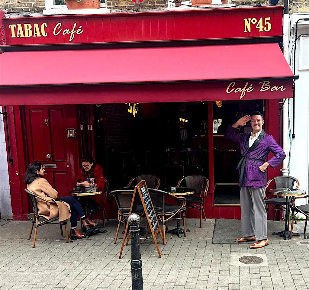 exterior of tabac cafe clerkenwell bar london
