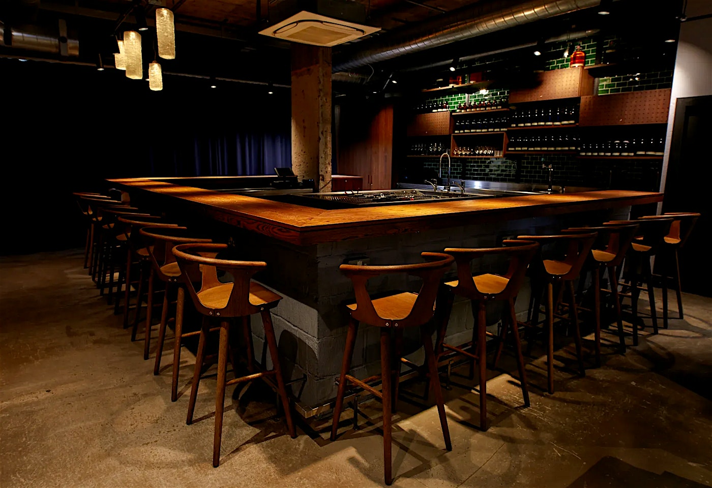 interior of tayer at tayer and elementary in old street in london