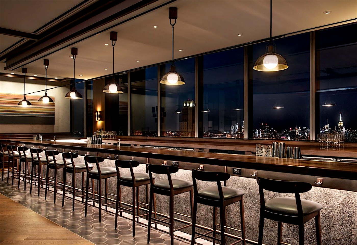 the bar at manhatta rooftop bars finantial district fidi nyc