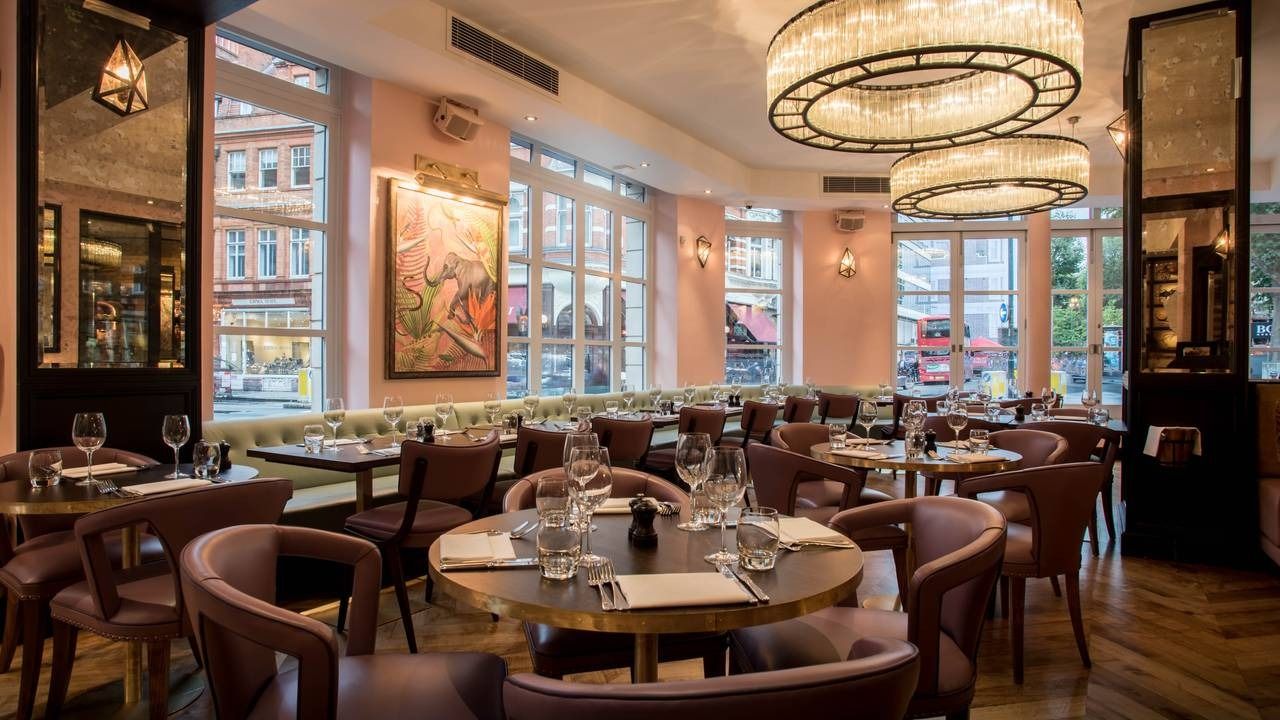 interior of the botanist chelsea london bar