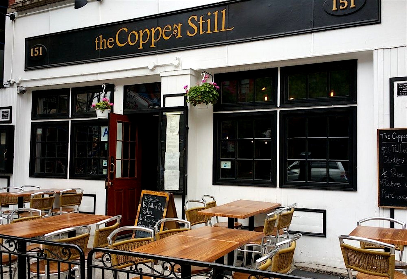 outdoor bars the copper still