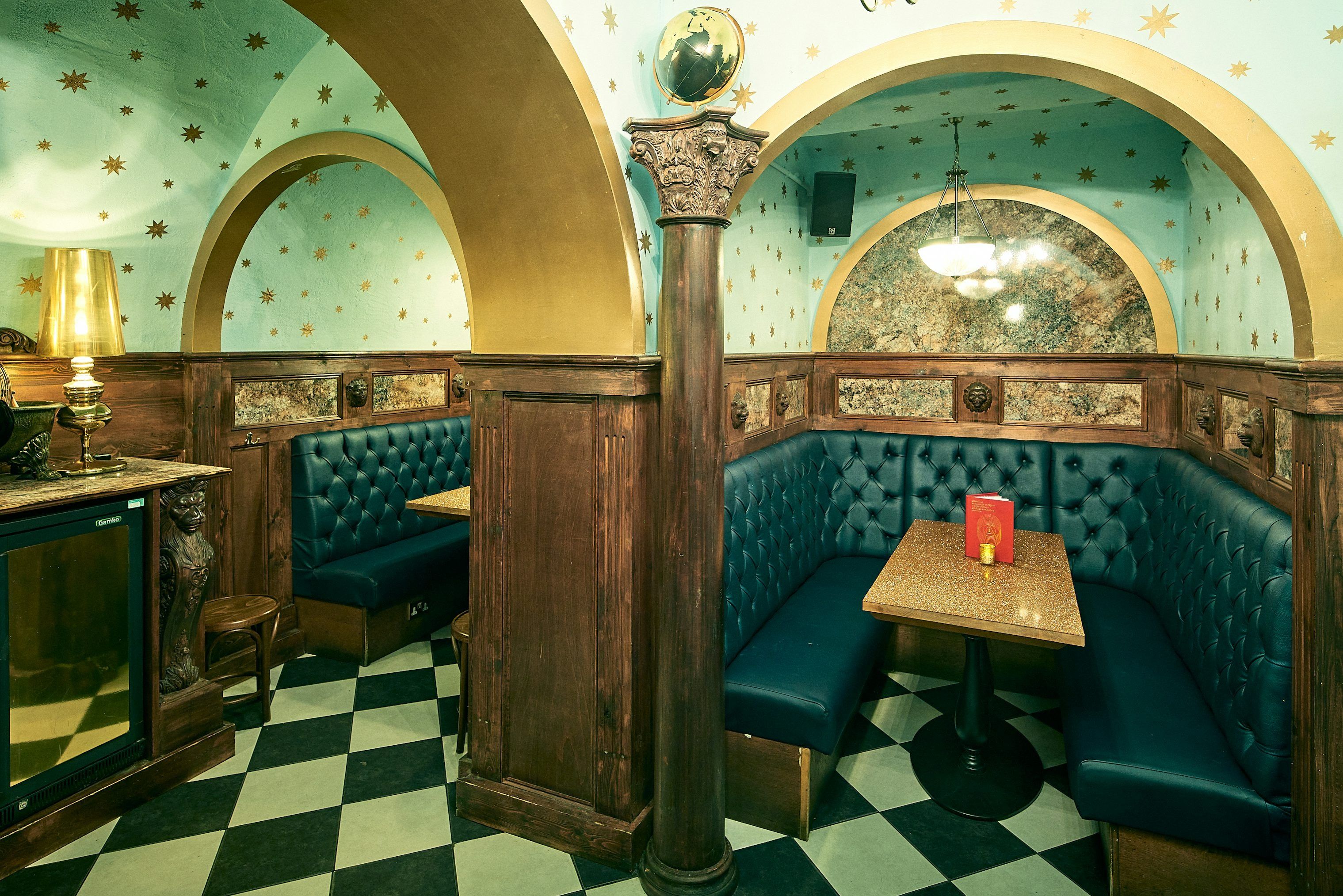 vaulted interior at the escapologist seven dials london bar