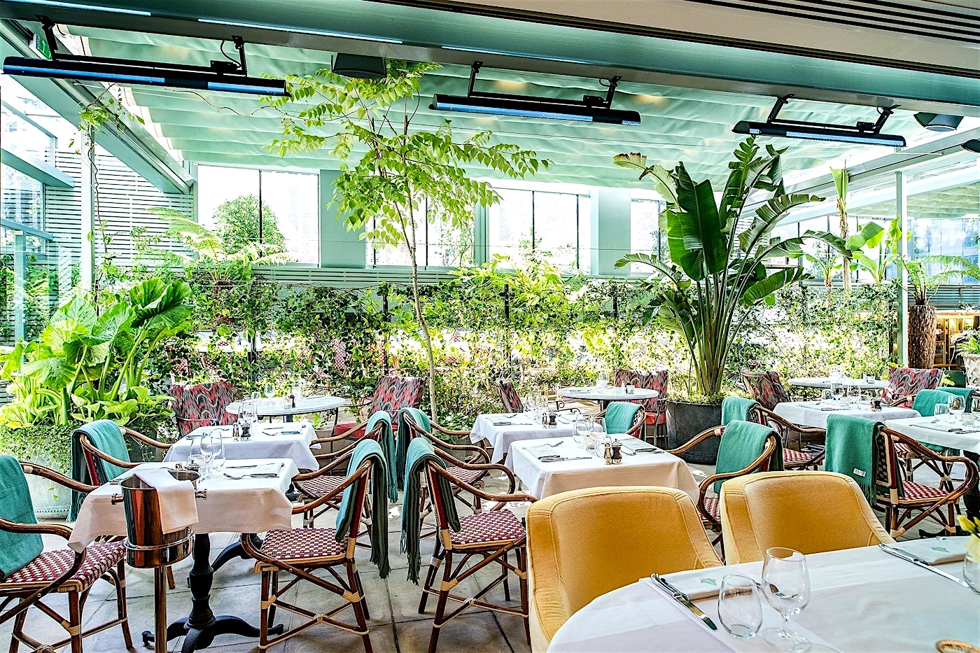 the garden room at the ivy city garden city of london private dining