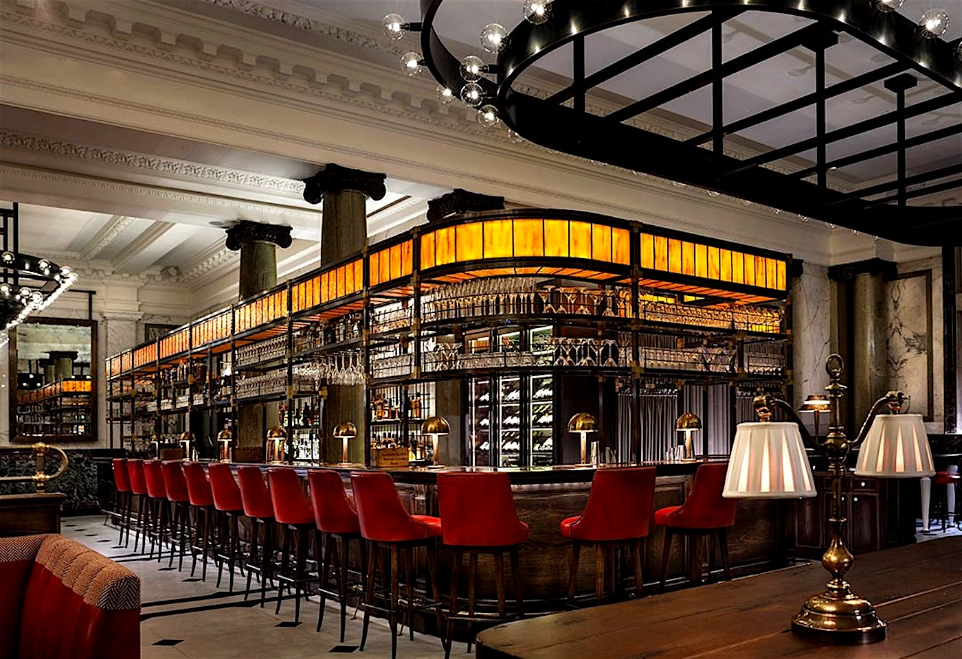 interior of the gin bar holborn cocktail bar london
