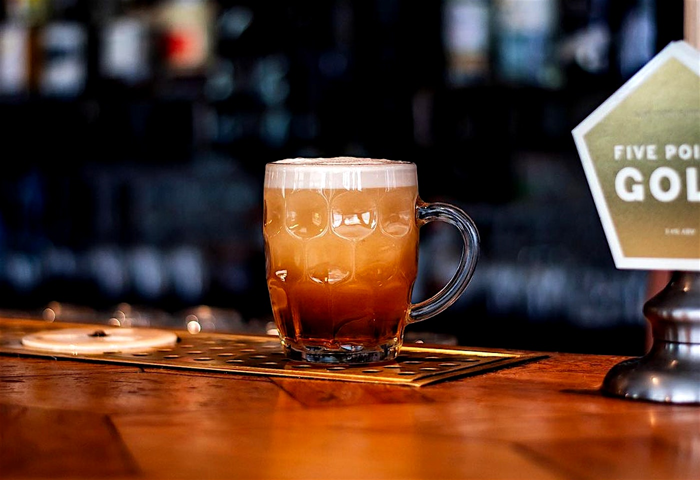 beer at the griffin pub in old street in london
