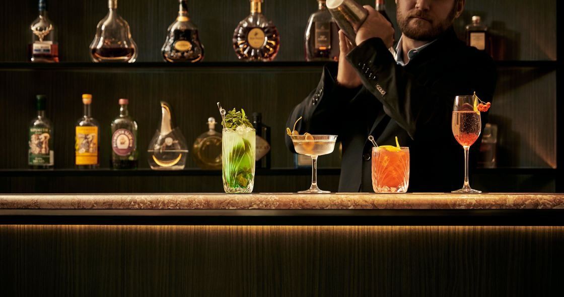 interior of the halkin bar belgravia london bar