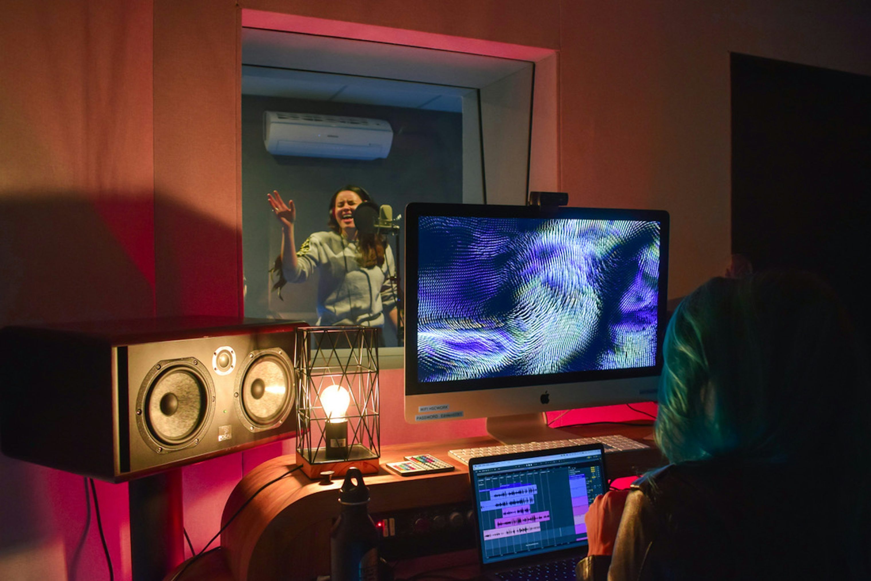 the recording studio at the halley hackney recording studio london