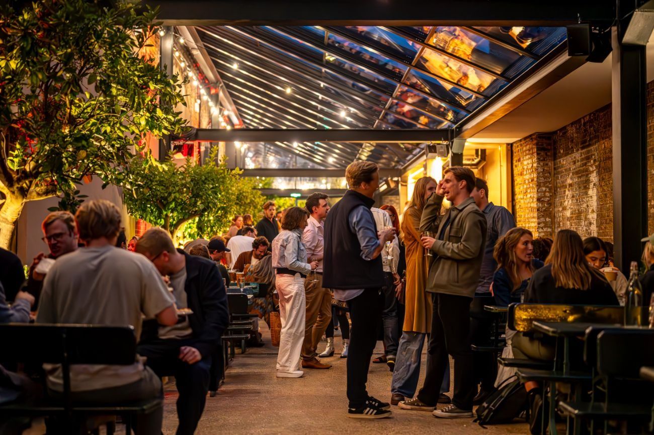 peopel at the hawks nest shepherds bush london bar