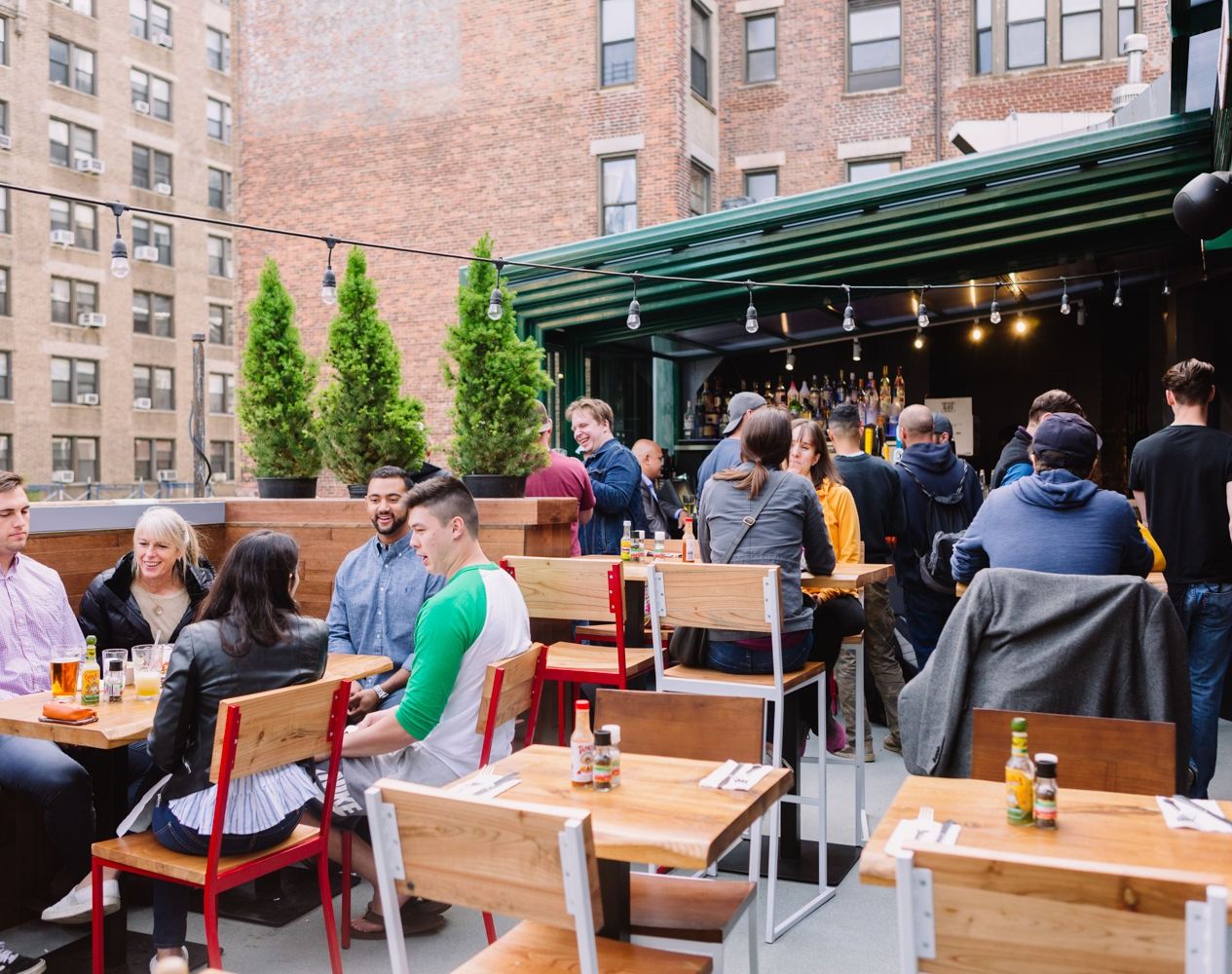 the heights bar and grill upper manhattan rooftop restaurants