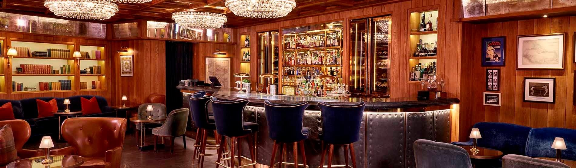 interior of the k bar south kensington cocktail bar