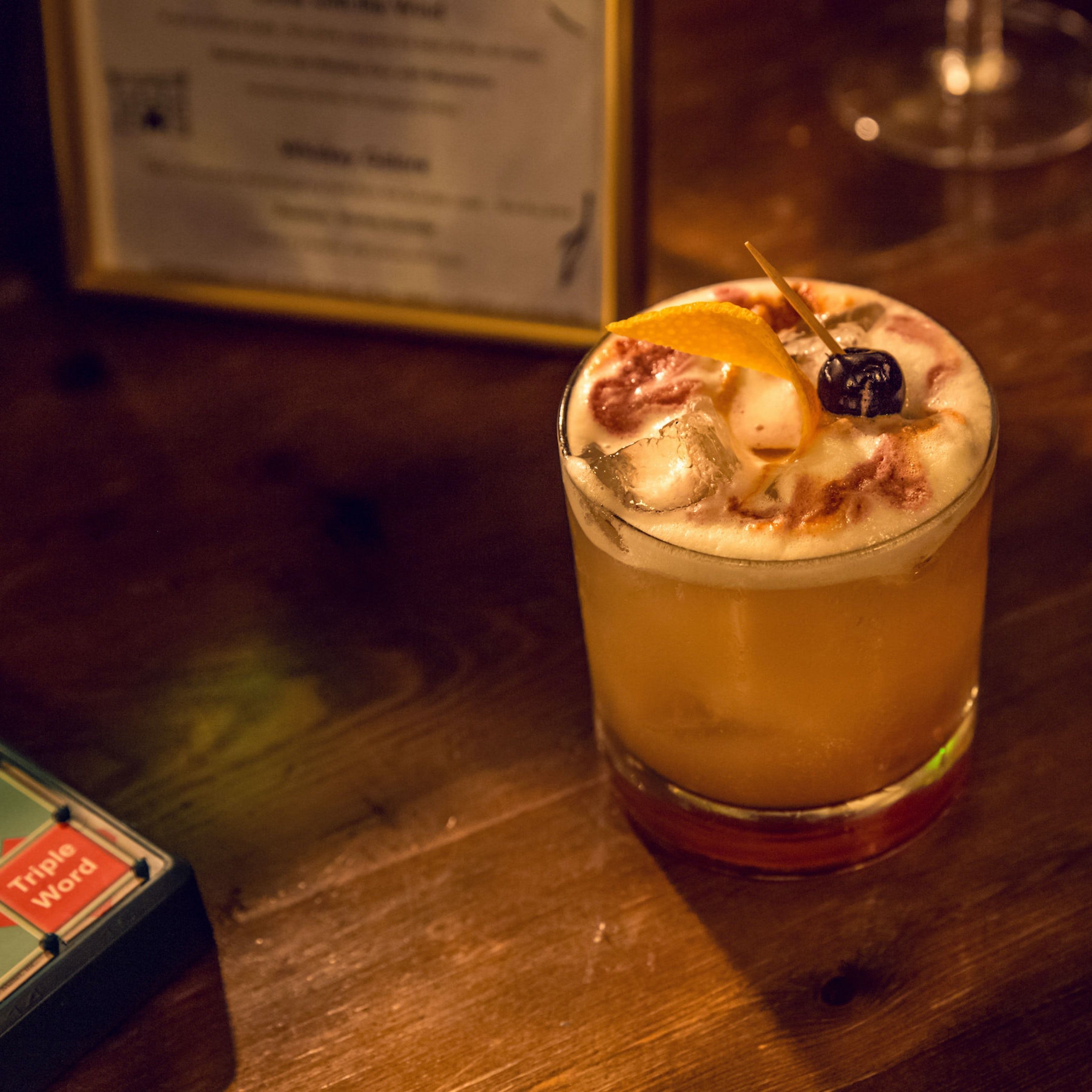 cocktail at the little blue door fulham london bar