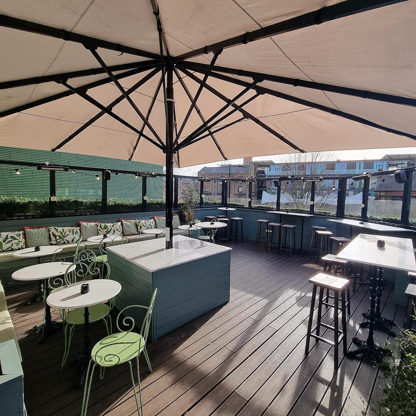 terrace at the lock tavern camden bar in camden town london