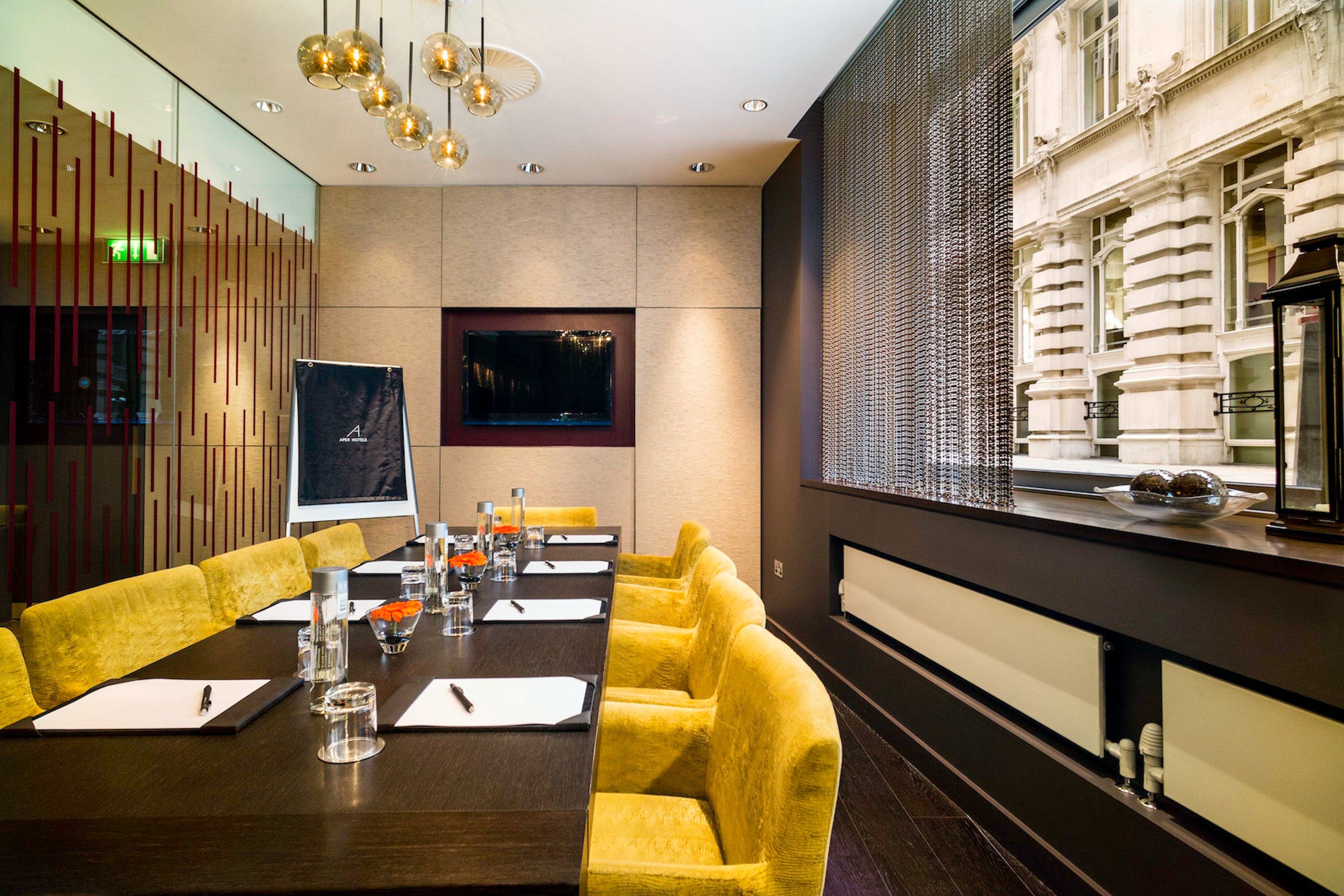 the london room apex london wall hotel city of london meeting room