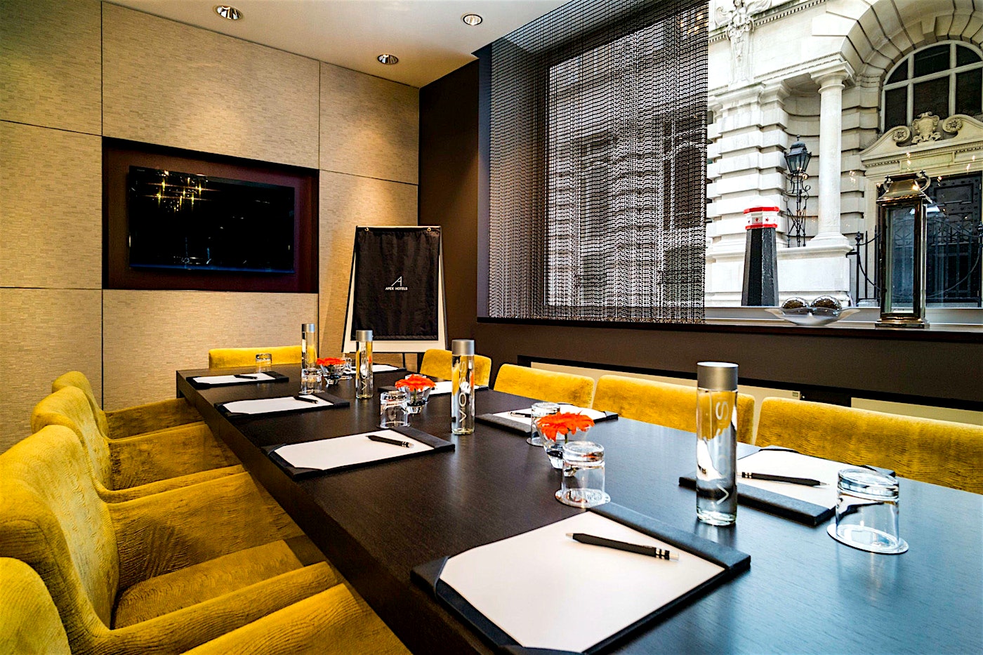 the london room apex london wall hotel city of london meeting room