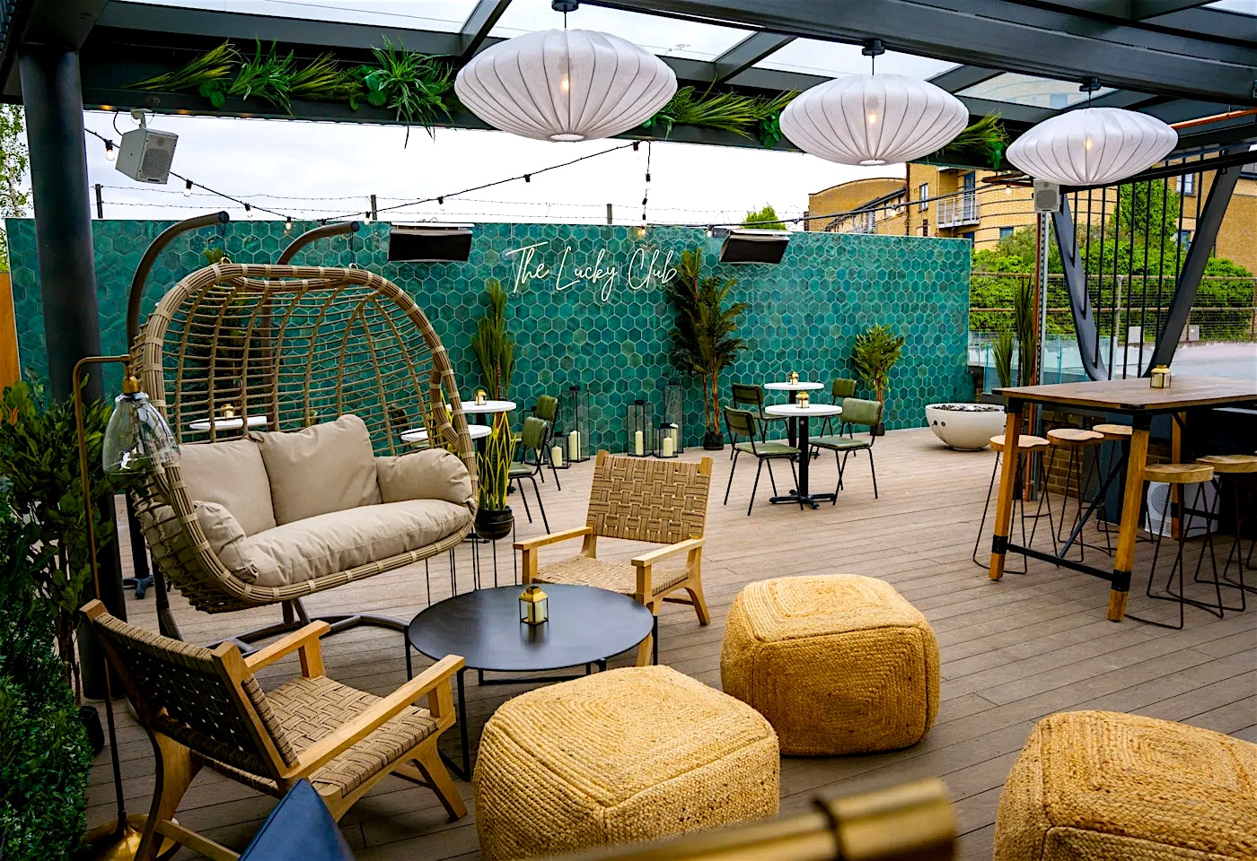rooftop camden bar the lucky club in camden town london