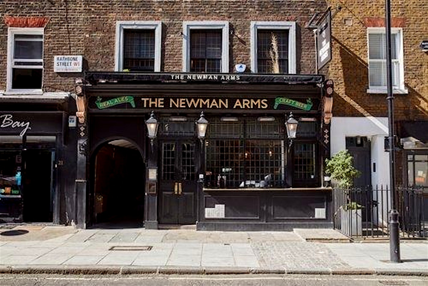 exterior of the newman arms fitzrovia london bar
