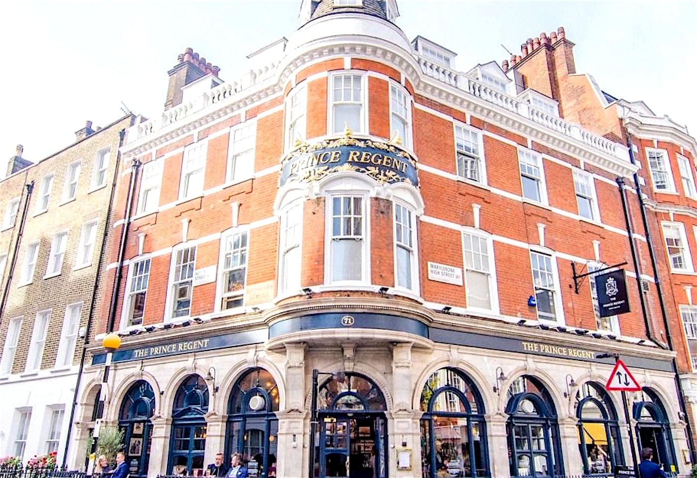 exterior of the price regent marylebone bar london