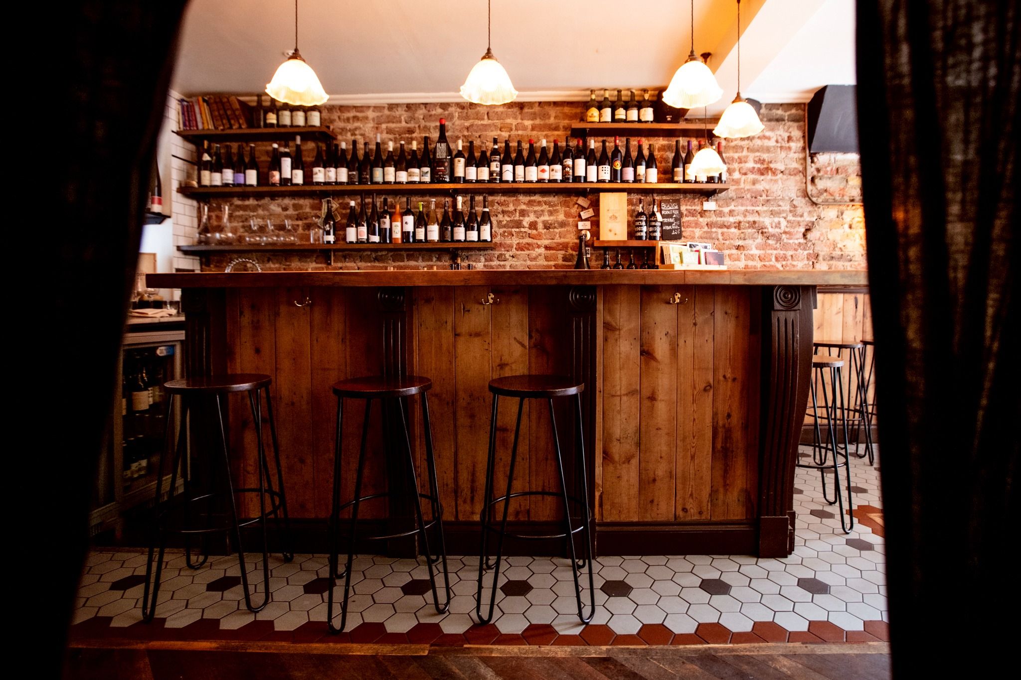 interior of the remedy wine bar in fitzrovia london bar