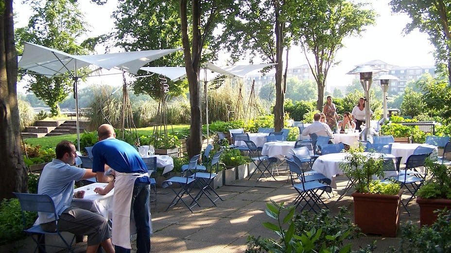 For a classic wine + food pairing: The River Café1