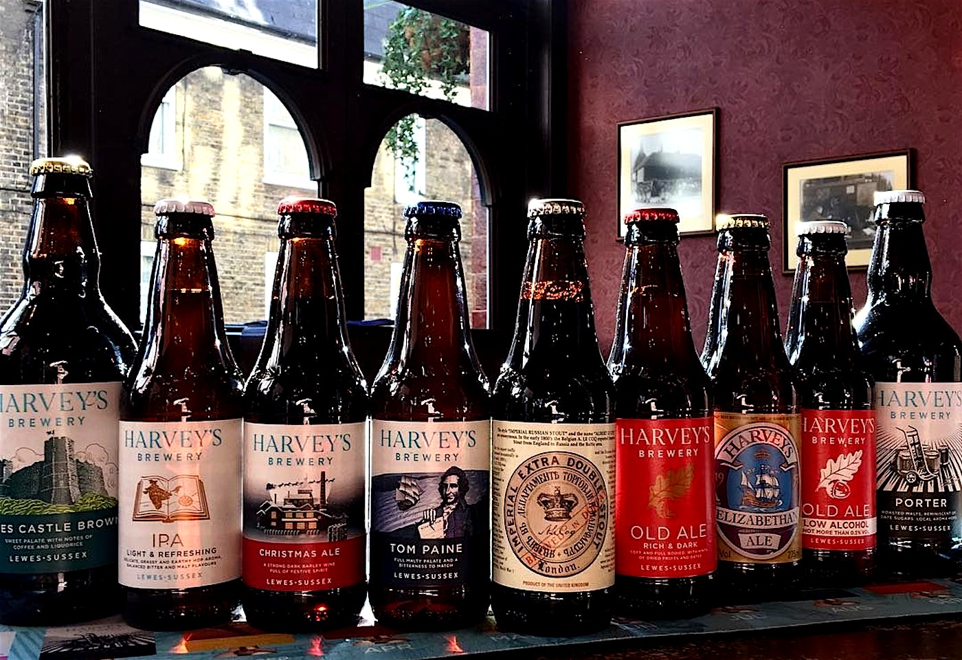 harveys beer and ale at the royal oak borough bar london