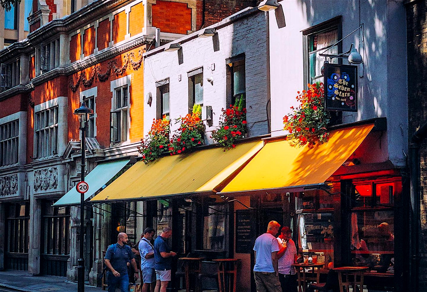 exterior of the seven stars holborn bar london