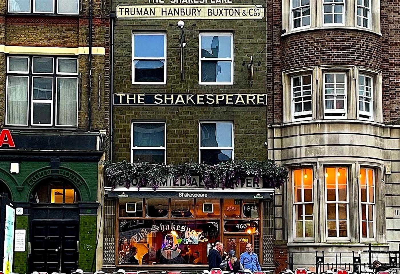 the shakespeare bethnal green bar london 