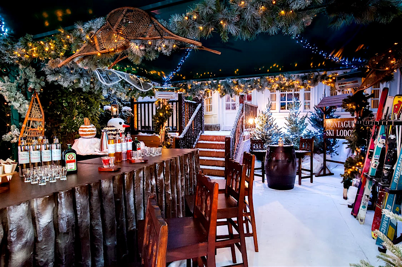 the ski lodge unique london christmas party venues 1