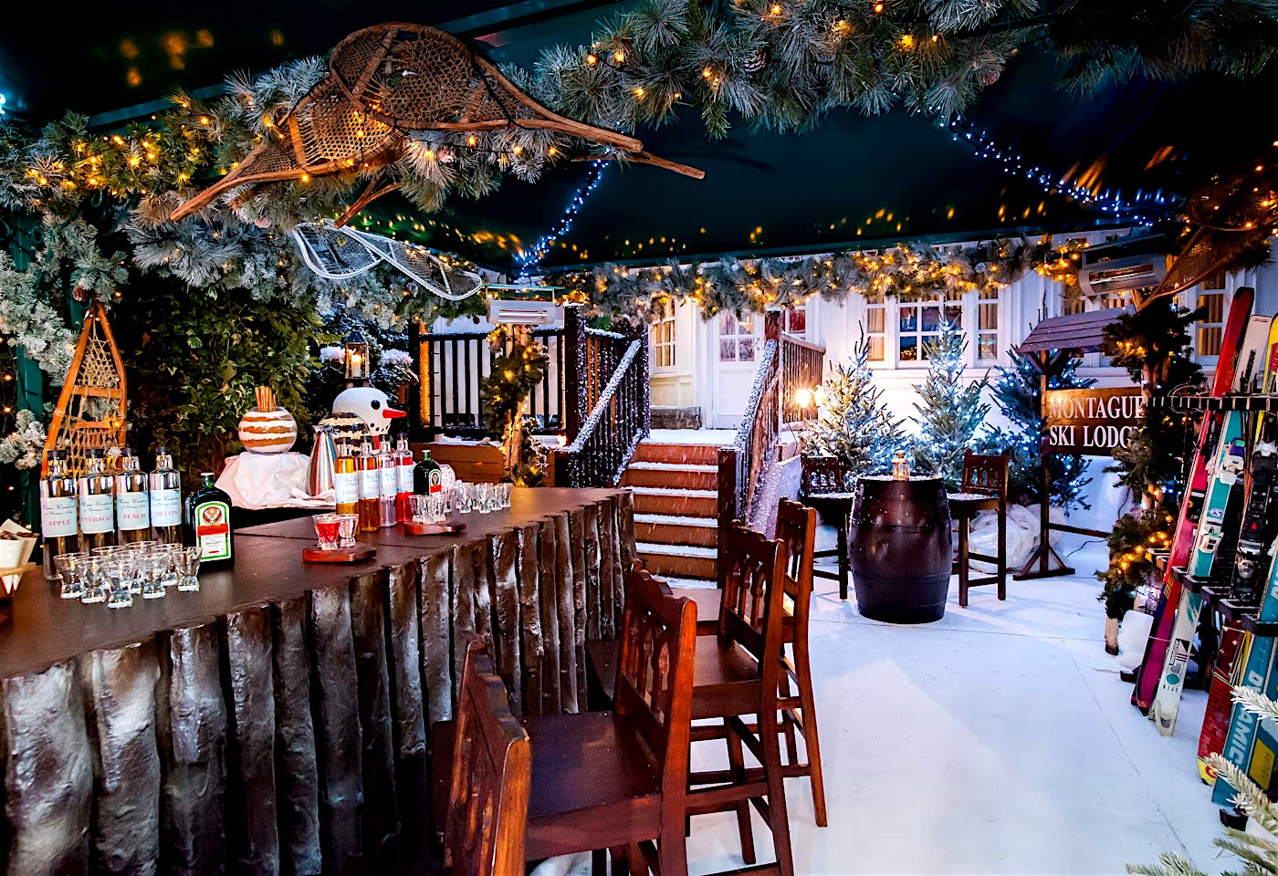 the ski lodge unique london christmas party venues 1