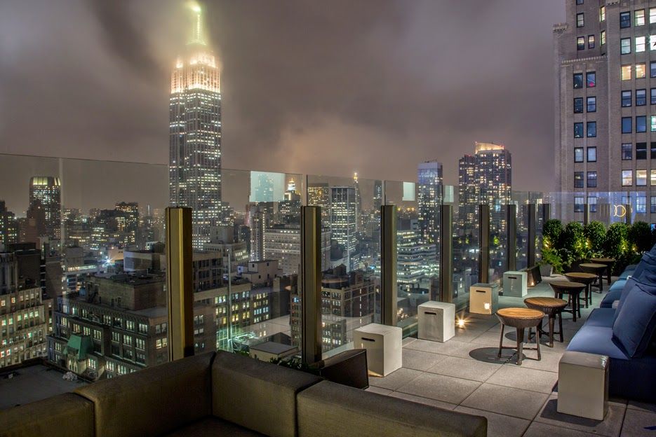 the skylark rooftop holiday party venue event nyc 