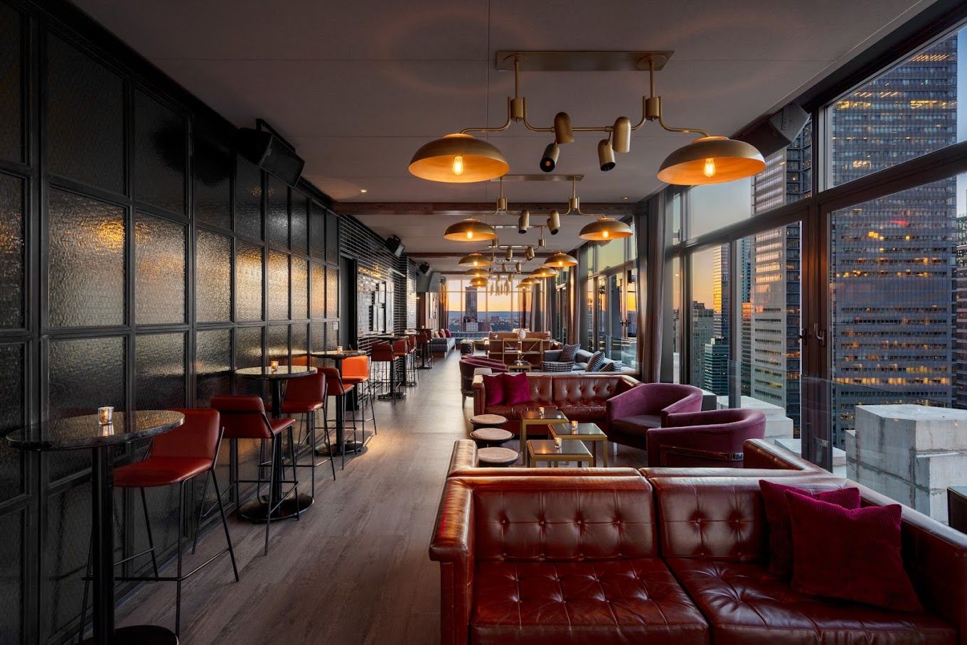 the skylark rooftop holiday party venue event nyc 