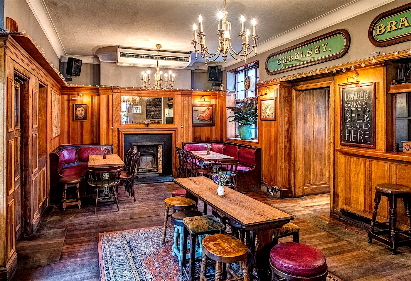 interior of the white horse peckham bar london