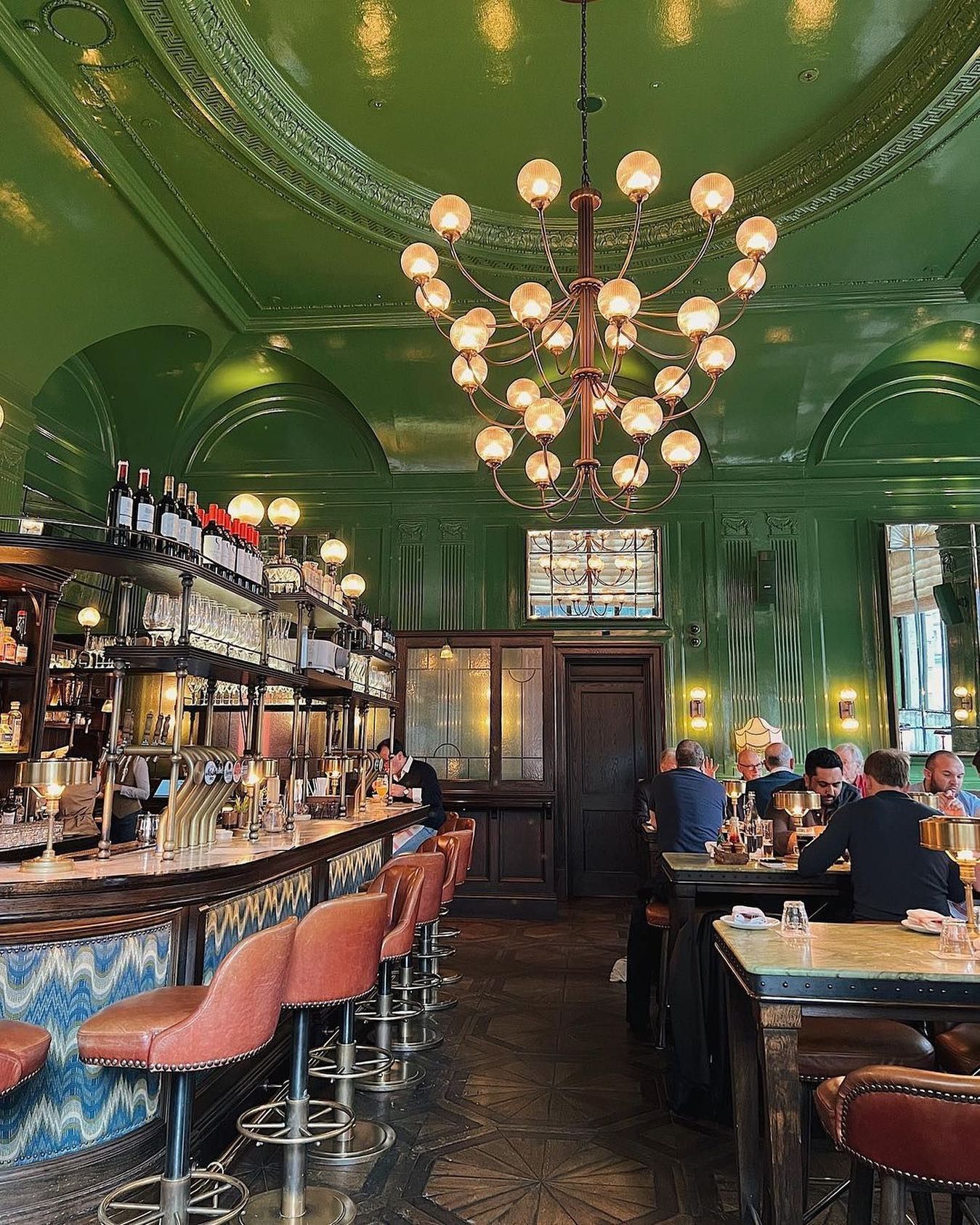 interior of the wigmore marylebone bar london