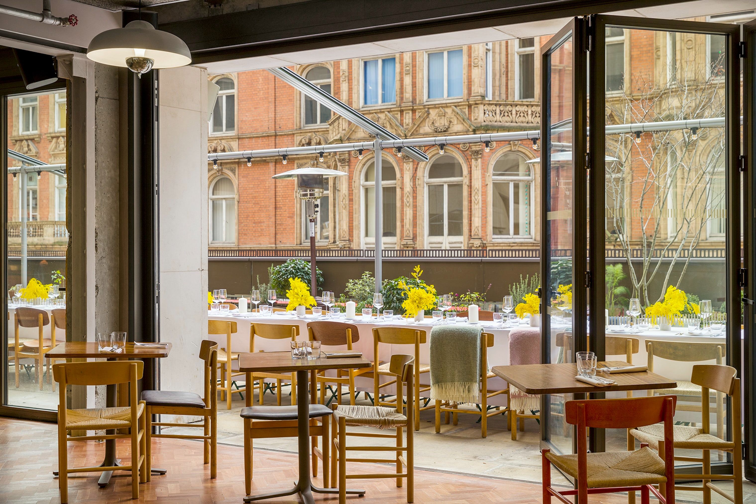 toklas terrace private dining in london with a view