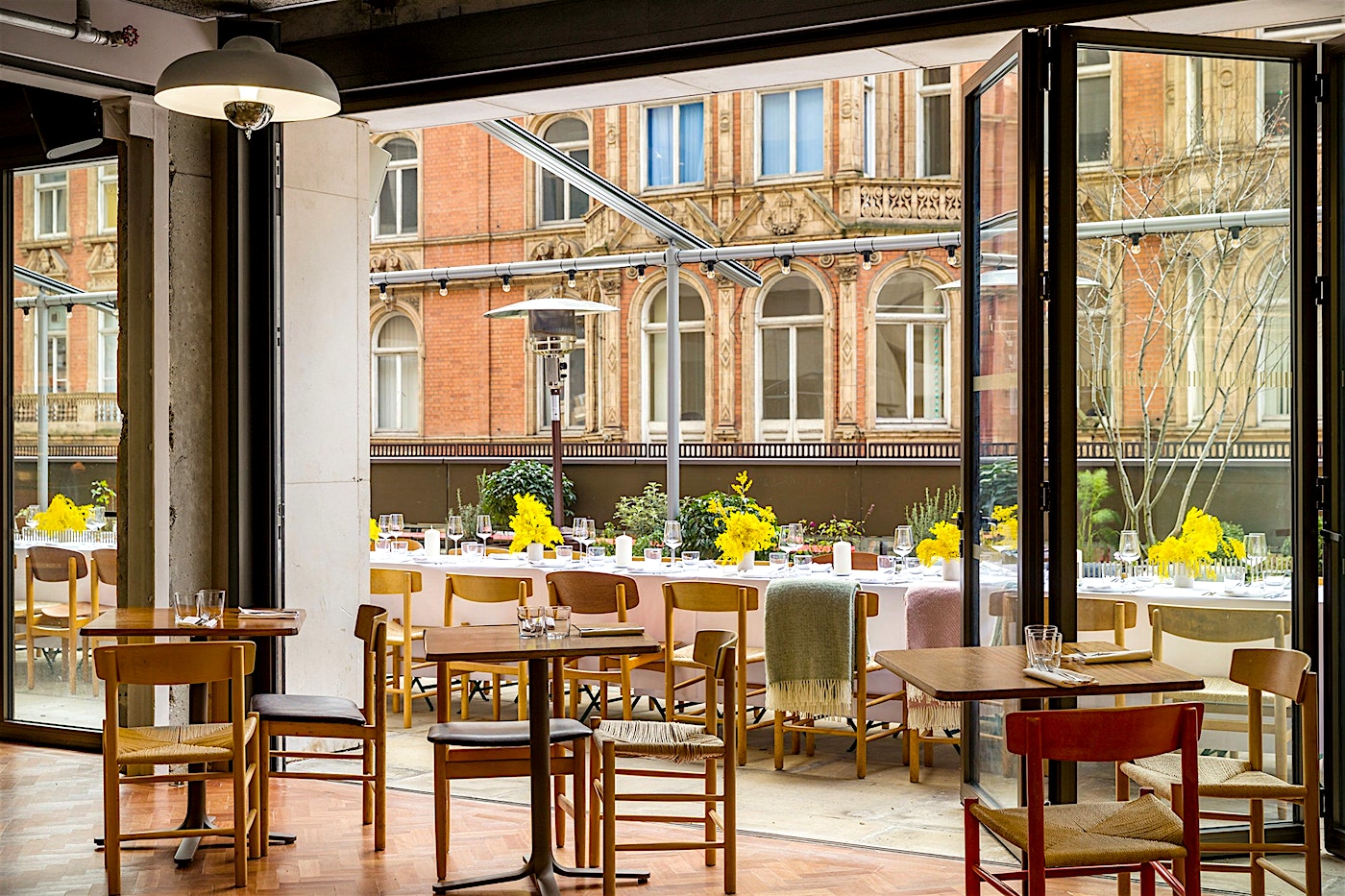 toklas terrace private dining in london with a view
