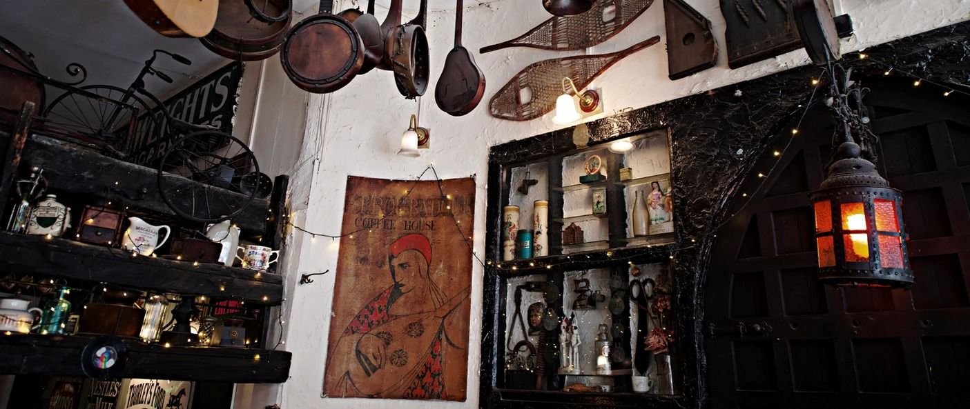 interior of the troubadour earls court london bar