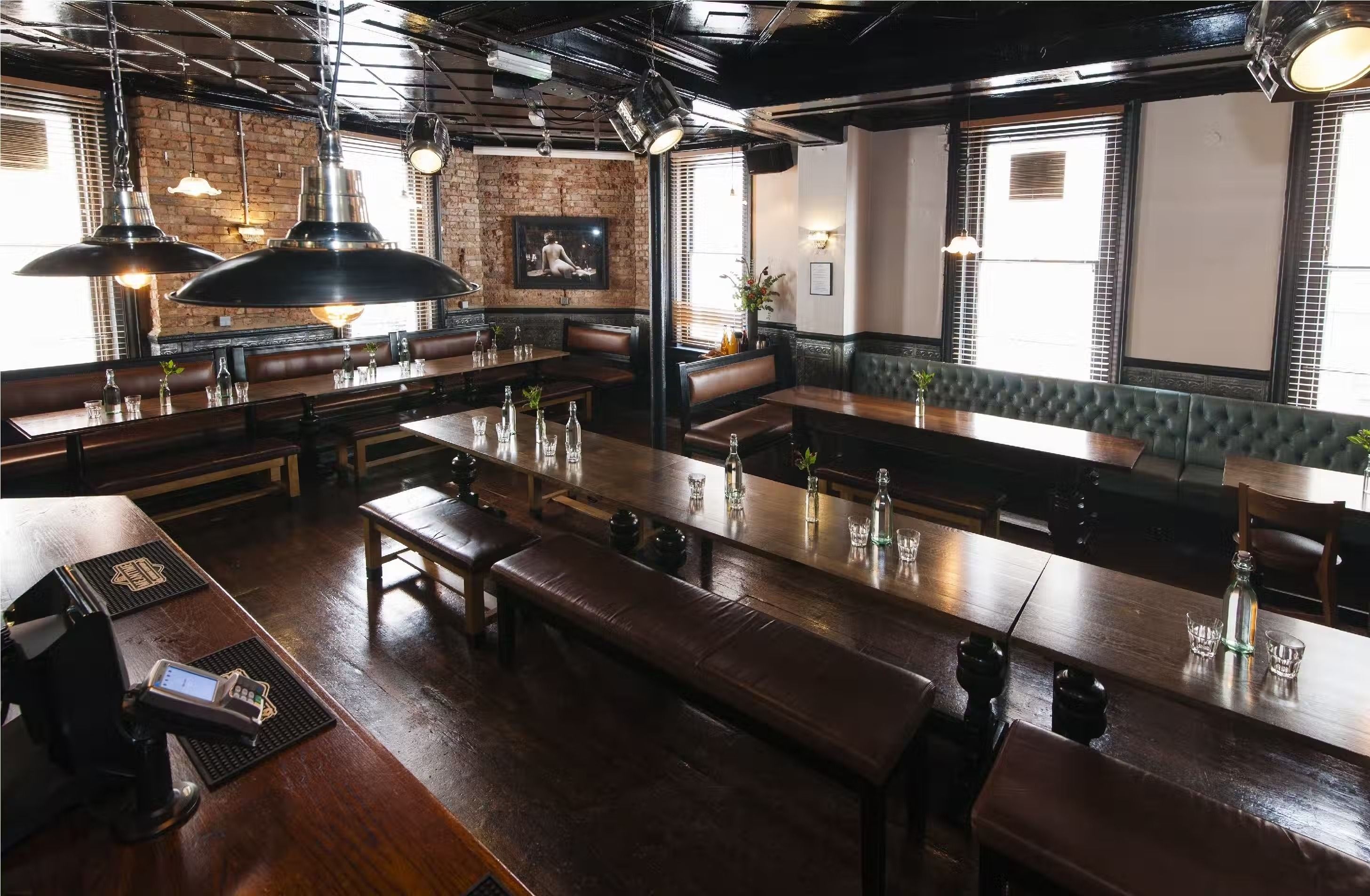 A proper Soho pub private dining room: Chairmen's Lounge, The Crown & Two Chairmen image 2